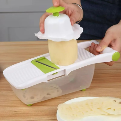 MANDOLINE JAPONAISE | MULTIFONCTION 8 EN 1