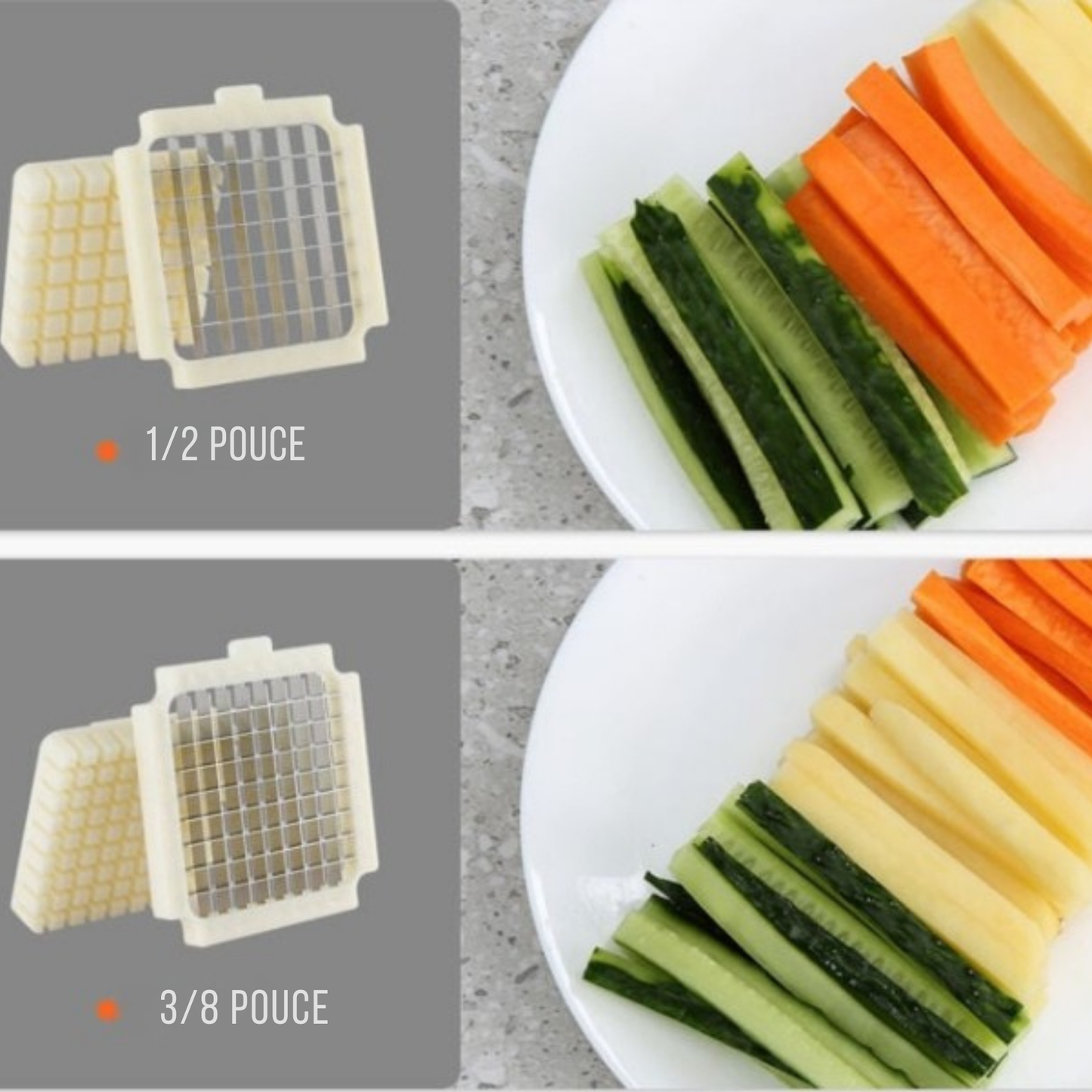 Coupe frite electrique types de coupes