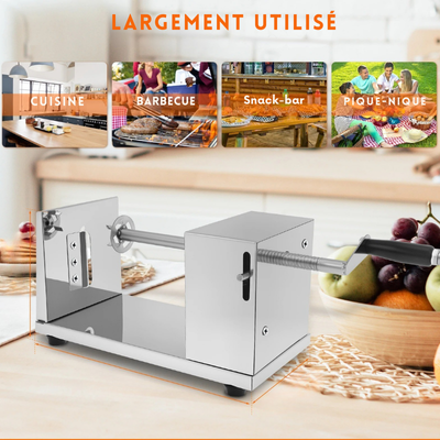 Coupe frite en spirale largement utilisé