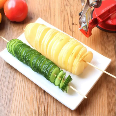 Coupe frite spirale épaisseur de coupe standardisée pour des résultats constants