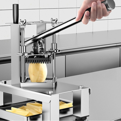 Coupe-frites professionnel avec une Poignée antidérapante épaisse et antidérapante