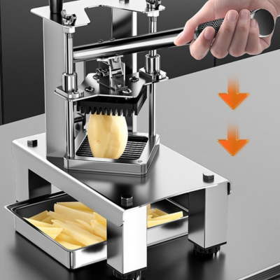 Coupe-frites professionnel facile à utiliser