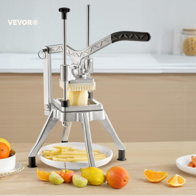 Coupe frites  en acier inoxydable et alliage d'aluminium robustes