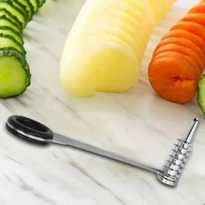 Coupe legumes en spirale en acier inoxydable