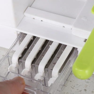Coupe spirale légume avec un Support de lame intégré pour un rangement sécurisé