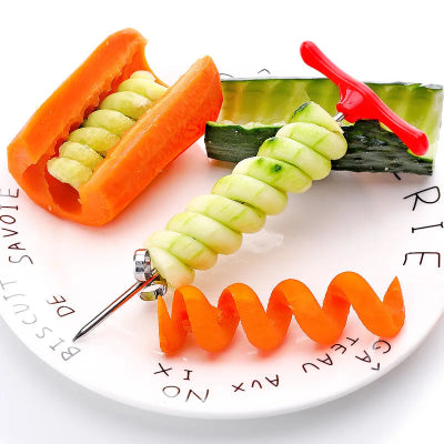  Coupe spirale légumes pour une présentation esthétique et professionnelle.