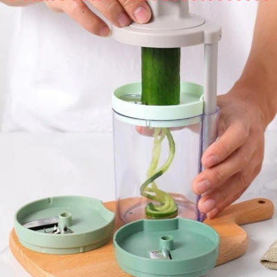 Coupe spirale legumes 3 en 1 facile a utiliser