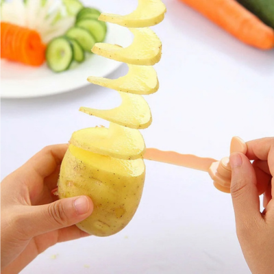 Coupe spirale legumes ergonomique