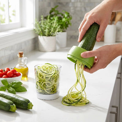 Coupe spirale légumes sécuritaire