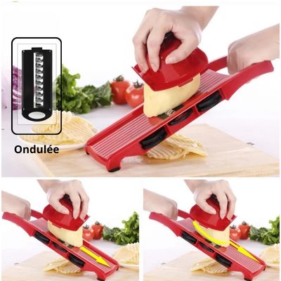 Mandoline-cuisine-coupe-ondulée