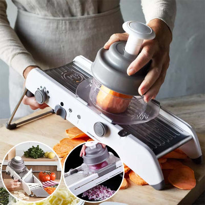 Mandoline japonaise réglable sécuritaire