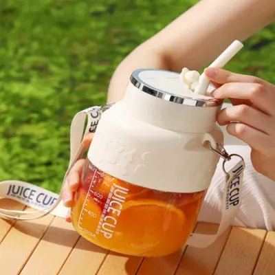Mini blender smoothie inclut une paille 