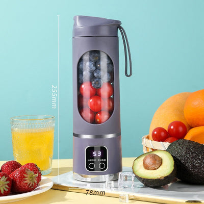 Mini mixeur  portable avec une capacité d'environ 450 ml Violet foncé 