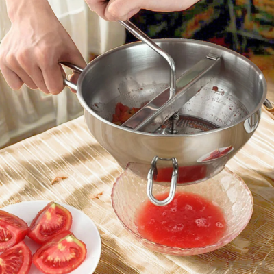 Moulin à légumes une poignée rotative ergonomique