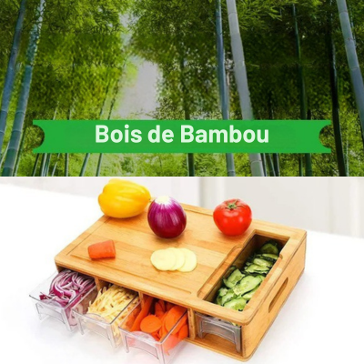 planche à découper bois de bambou