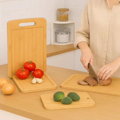 Planche-a-decouper-bois-ensembles-de-3-planches