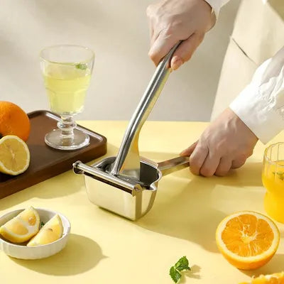 Presse agrume inox manuel facile à utiliser