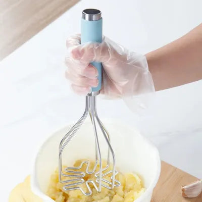 Presse purée inox avec une poignée ergonomique