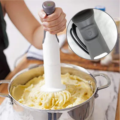 Presse purée électrique poignée ergonomique