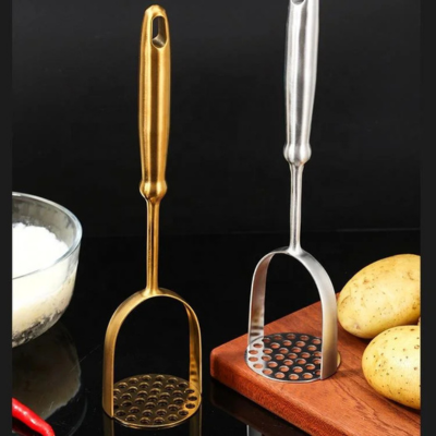 Presse purée inox manuel 2 couleurs