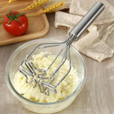 Presse-purée manuel en acier inoxydable durable