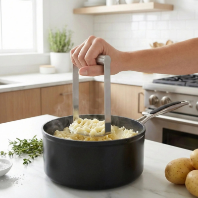 Presse purée manuel en inox robuste