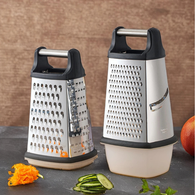 Râpe  à carottes à 4 faces en inox