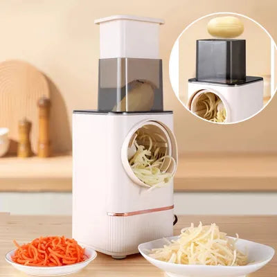 Râpe  à carottes électrique avec une ouverture  accueille des légumes entiers