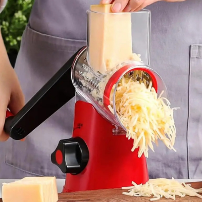 Râpe à fromage rotative à manivelle  robuste et pratique