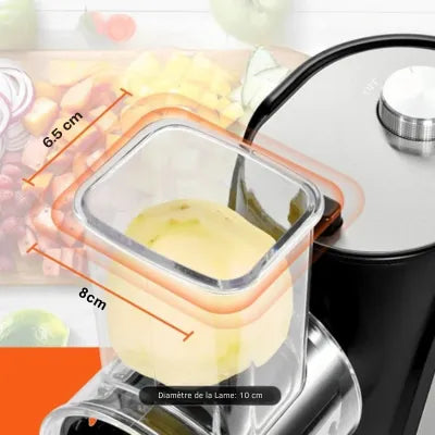 Râpe à légumes électrique grande gourde  d'alimentation 