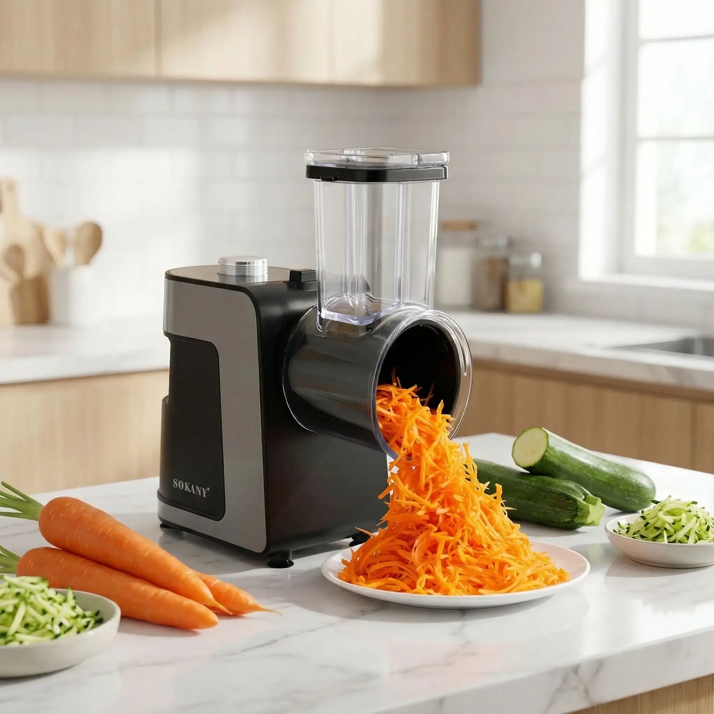 Râpe à légumes électrique  râpe à carottes électrique