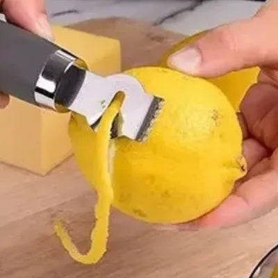 Zesteur citron et couteau à canal réunis