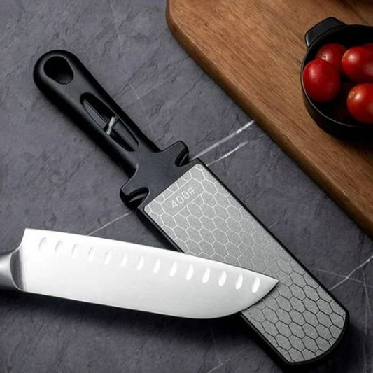 Aiguiseur couteau  avec une Surface diamantée à motif hexagonal