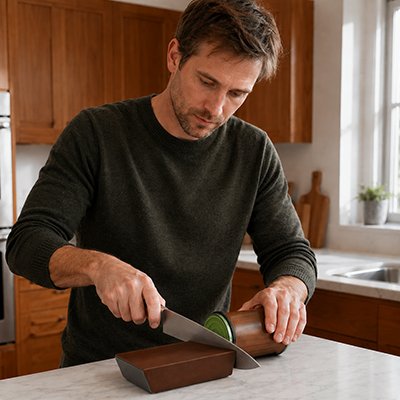 Aiguiseur couteau fonctionne avec différents types de lames