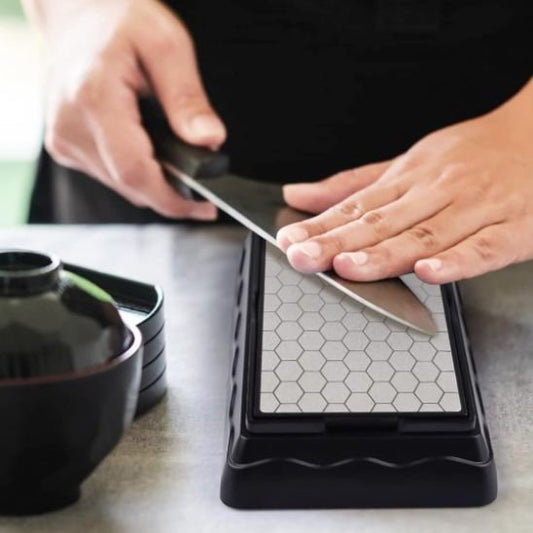 Aiguiseur couteau pierre à aiguiser avec surface diamantée