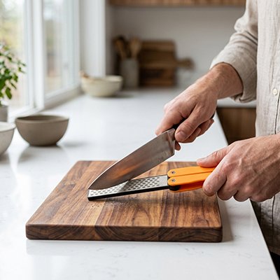 Aiguiseur couteau  pliable