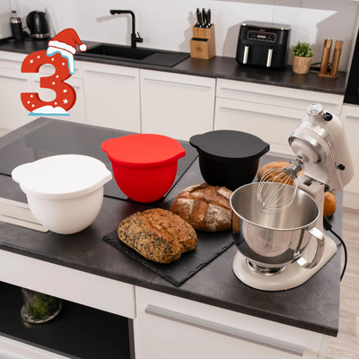 Pack 2 Lots  Doublures en silicone pour mixeur KitchenAid premiere