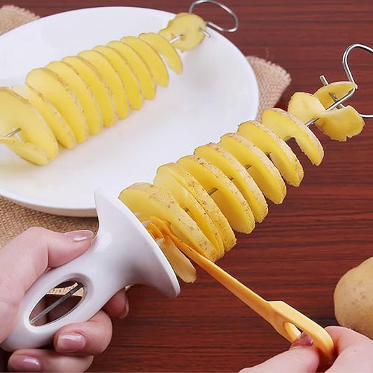Coupe frite en spirale Poignée ergonomique