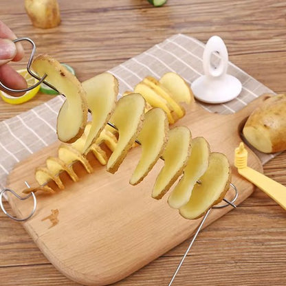 Coupe frite en spirale pratique