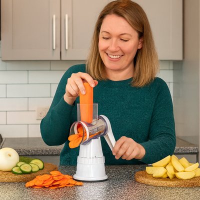 Râpe à légumes manuelle pratique et rapide