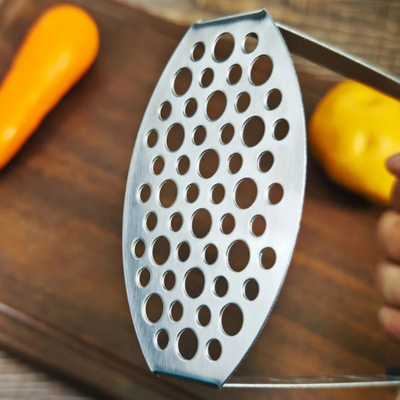 Surface de pressage du presse-purée en acier inoxydable